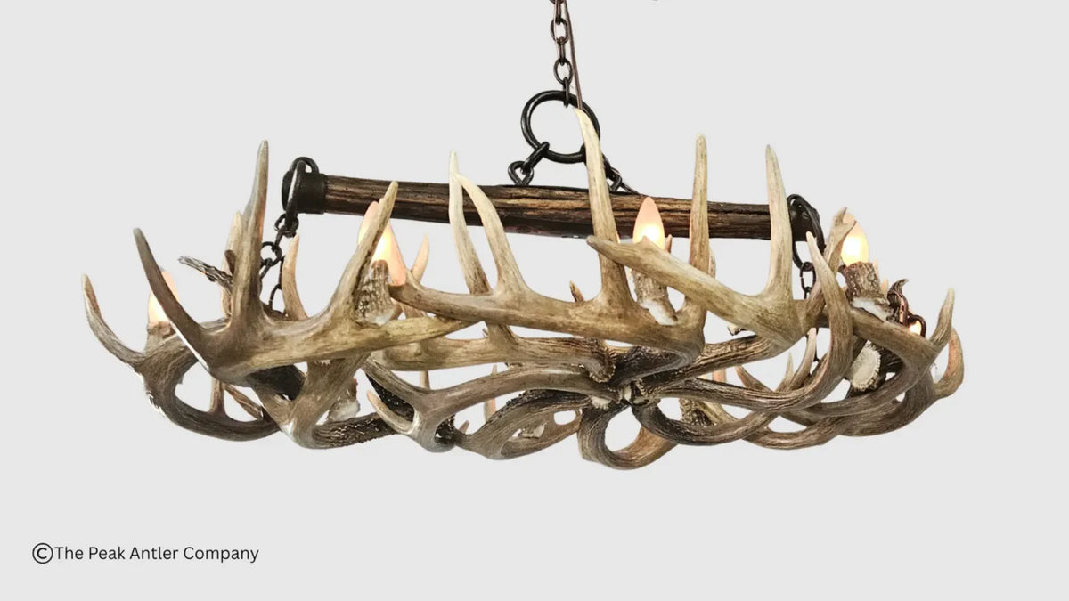 Snowmass Whitetail Deer Antler Chandelier