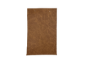 Jupiter Saddle leather swatch — warm medium tan brown softly distressed custom upholstery option