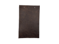 Jupiter Truffle leather swatch — rich dark brown distressed textured custom upholstery option