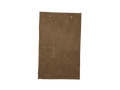 Palio Camel leather swatch — warm medium tan softly worn custom upholstery option