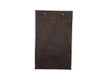 Palio Texas leather swatch — dark espresso brown distressed matte custom upholstery option