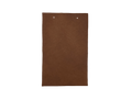 Sequoia Saddle leather swatch — classic warm medium brown full-grain custom upholstery option