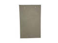 Sequoia Smooth Pebble leather swatch — cool olive taupe smooth custom upholstery option