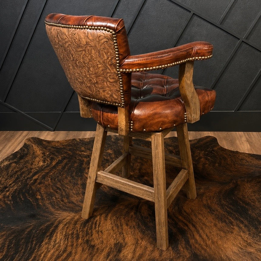 Lost Valley Western Barstool
