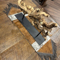 Brindle Cowhide Table Runner – 3'