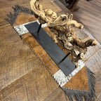 Brindle Cowhide Table Runner – 3'