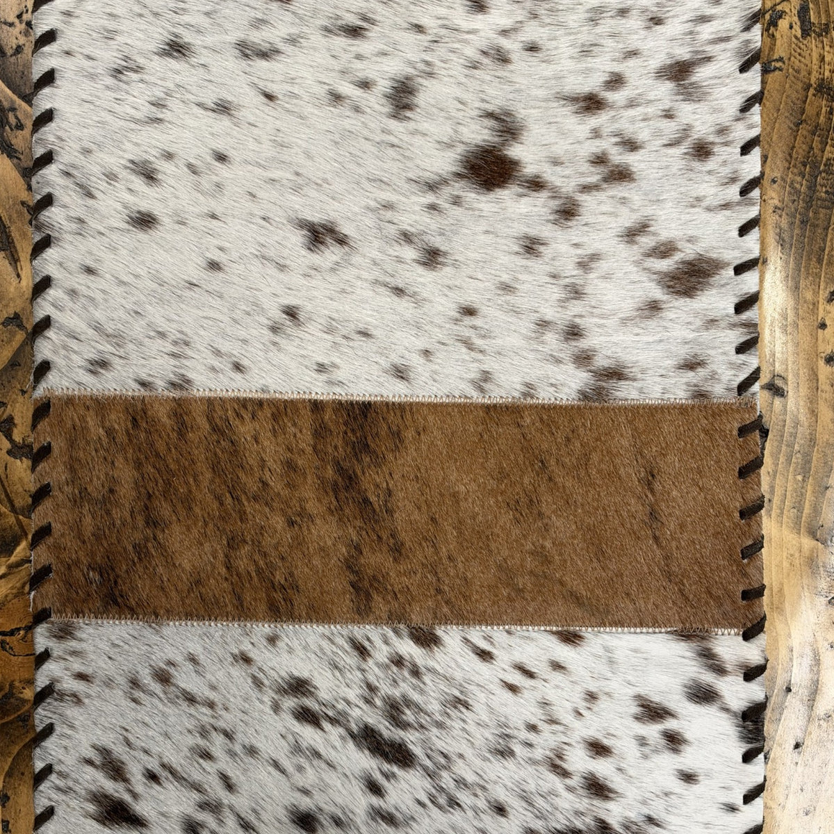 Speckled Cowhide Table Runner – 10' 5"