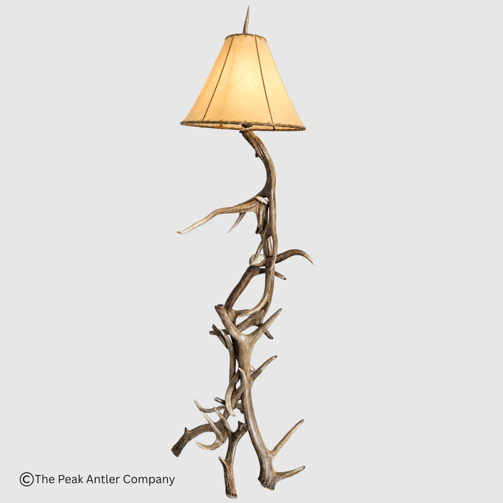 Alpine Elk Antler Floor Lamp
