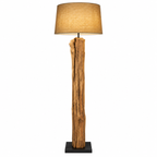 Natural Driftwood Floor Lamp – 70 Inches
