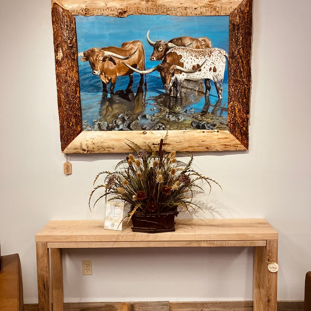 Longhorns | Oil on Canvas | Judith Dickinson