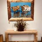 Longhorns | Oil on Canvas | Judith Dickinson