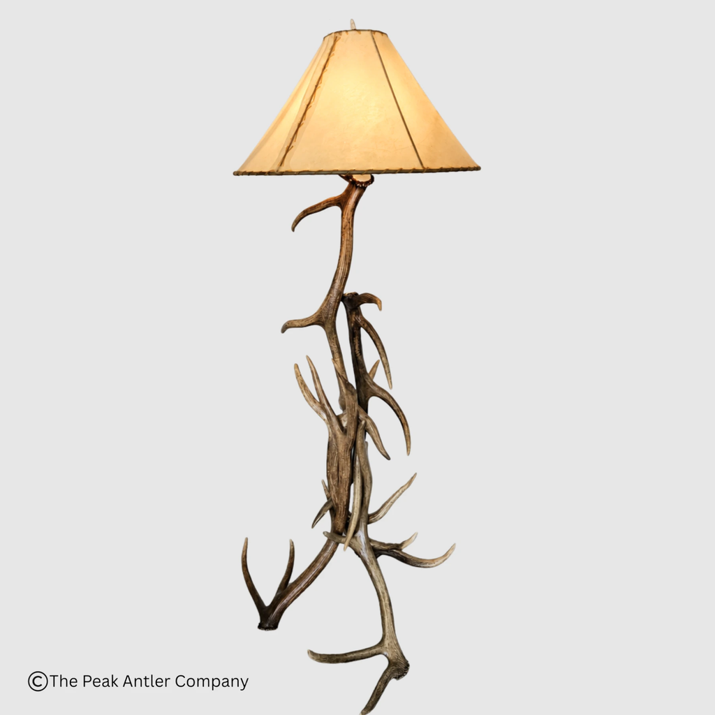 Alpine Elk Antler Floor Lamp