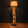 Fence Post Teak Floor Lamp – 69 Inches